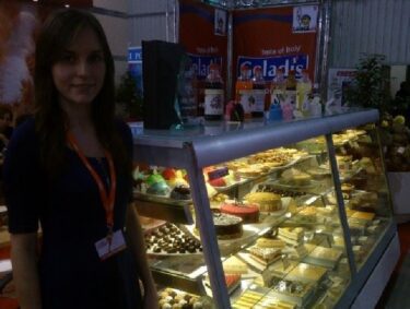 hostessa Ola na targach cukierniczych Expo sweet