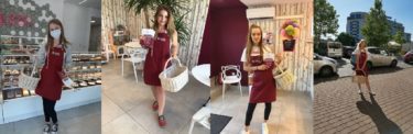 hostessy na degustacji ciastek dla cukierni
