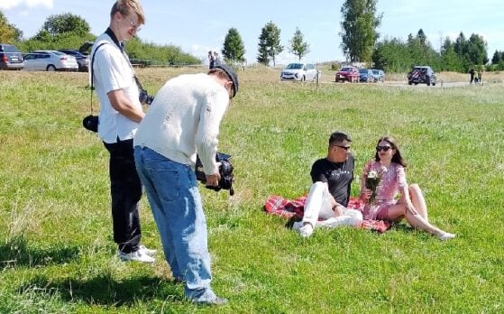 udział fotomodelki Julii w teledysku