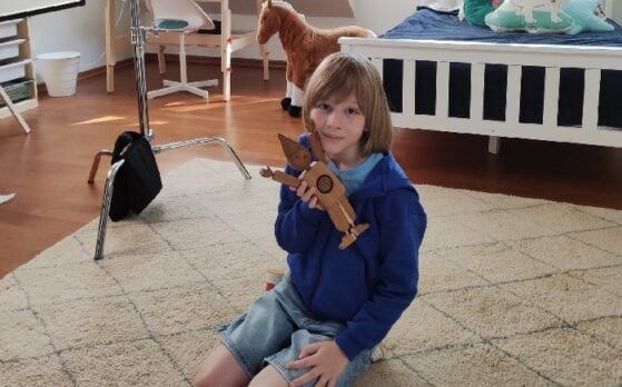 młody aktor w spocie społecznym - Konstancin-Jeziorna